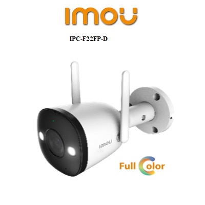 Camera Imou IPC-F22FP-D IP Wifi thân cố định ngoài trời FULL COLOR 2.0MP