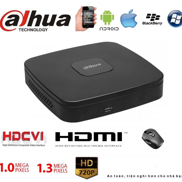 Đầu ghi hình 8 Kênh CVI HCVR4108C-S2 1sata up to 4TB