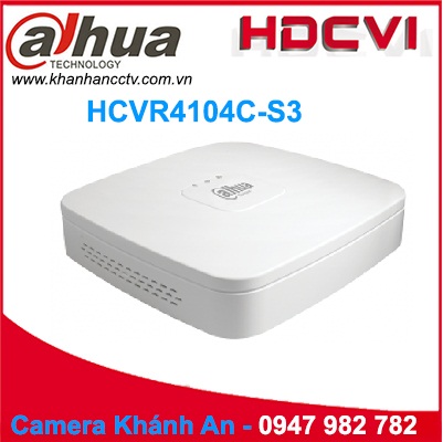 Đầu ghi camera 4 cổng Dahua HDCVI HCVR4104C-S3