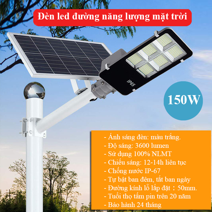 Đèn năng lượng mặt trời 150W LD-J150