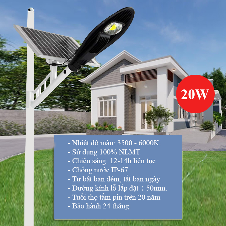 Đèn năng lượng mặt trời 20W LD-L20