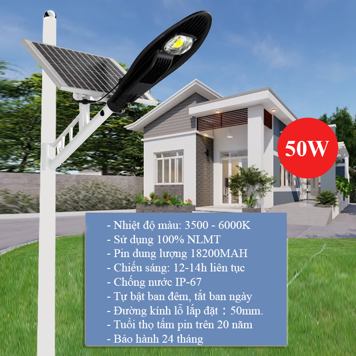 Đèn năng lượng mặt trời 50W LD-L50