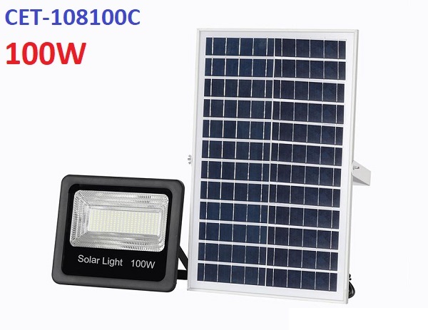 Đèn năng lượng mặt trời 100W CET-108100C, đại lý, phân phối,mua bán, lắp đặt giá rẻ