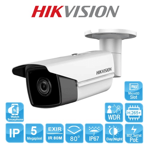 Camera HIKVISION DS-2CD2T63G0-I8 IPC hồng ngoại 5.0 MP