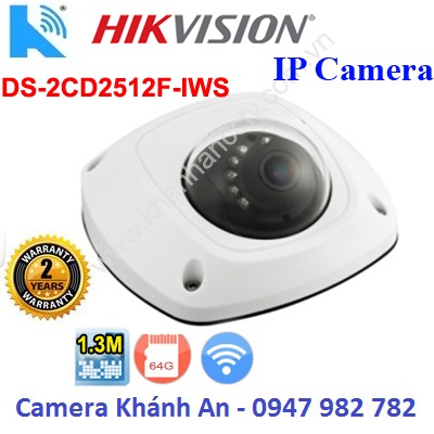 Camera HIKVISION DS-2CD2512F-IWS IPC hồng ngoại 1.3 MP