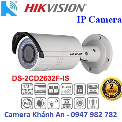 Camera HIKVISION DS-2CD2632F-IS IPC hồng ngoại 3.0 MP