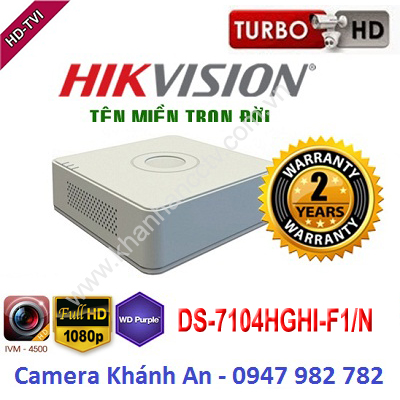 Đầu ghi camera HIKVISION DS-7104HGHI-F1/N 4 kênh