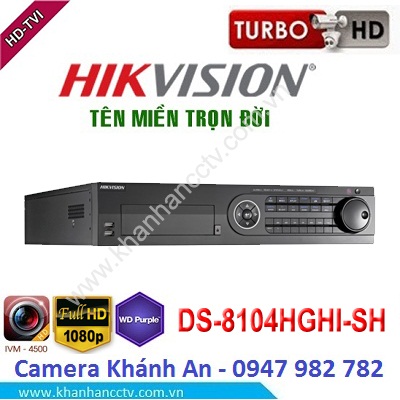 Đầu ghi camera HIKVISION DS-8104HGHI-SH 4 kênh