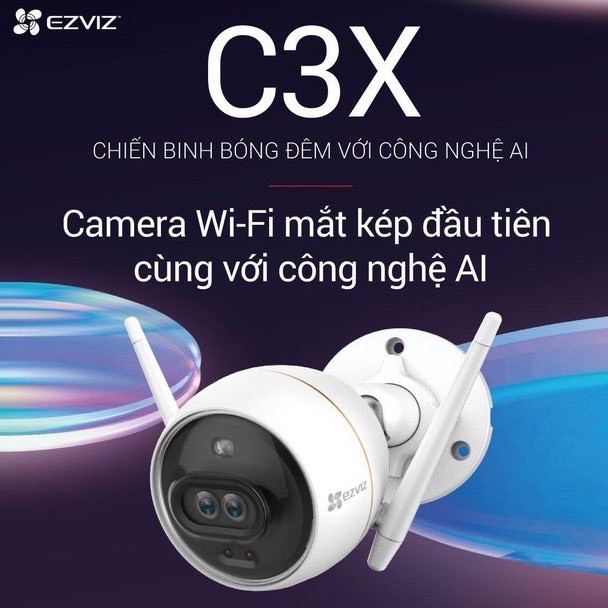 Camera Ezviz C3X CS-CV310 1080P tích hợp AI, báo động