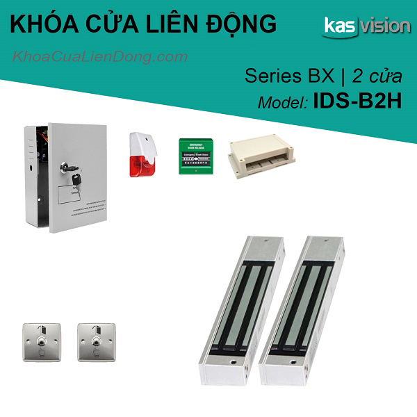 Bộ khóa liên động Interlock  2 cửa IDS-B2H Airlock, cho phòng đệm, phòng sạch