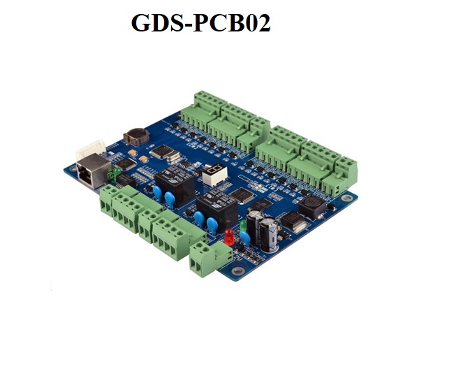 Bộ điều khiển 2 cửa, kết nối 4 đầu đọc GDS-PCB02