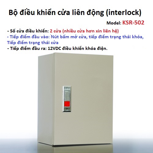 Bộ tủ điều khiển liên động 4 cửa KSR-504 interlock (full phụ kiện)