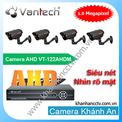Lắp đặt trọn gói bộ 4 camera AHD Vantech