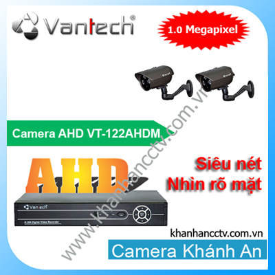 Lắp đặt trọn gói bộ 2 camera AHD Vantech