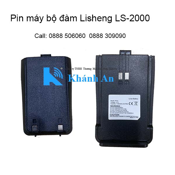 Bán Pin máy bộ đàm Lisheng LS-2000 giá rẻ nhất tại tp hcm, hỗ trợ lắp đặt