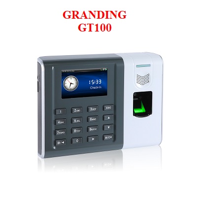 Máy chấm công Vân Tay + thẻ từ GRANDING GT100