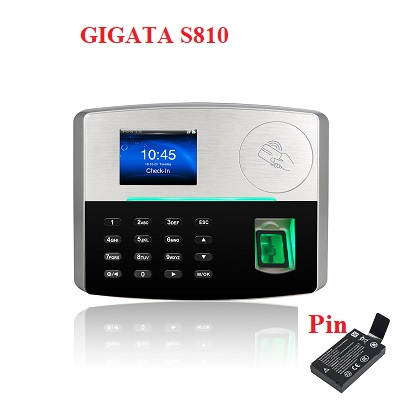 Máy chấm công Vân Tay kiểm soát cửa GIGATA S810