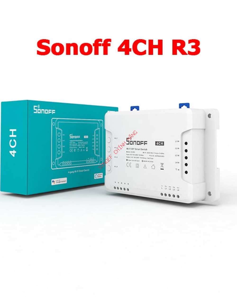 Công tắc WiFi 4 cổng Sonoff 4CH R3