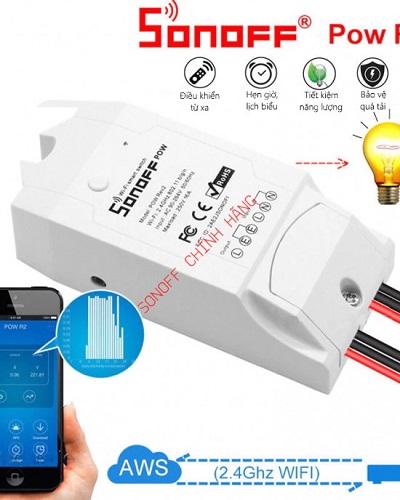 Công tắc giám sát điện năng tiêu thụ SONOFF POW R2/POWER