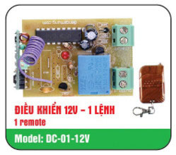 Board mạch điều Khiển Từ Xa 12V kênh relay, tần số 315Mhz RF-01-12V (loại fix code)