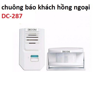 Chuông báo khách cảm ứng hồng ngoại không dây DC-287