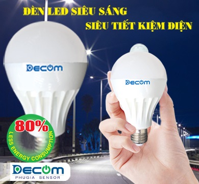 Bóng đèn LED cảm ứng hồng ngoại DC-SENSOR 7W