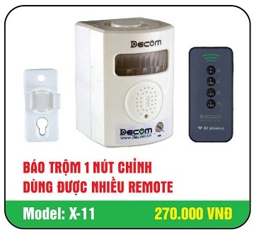 Báo Trộm - Báo Khách 2 âm thanh DC-X11