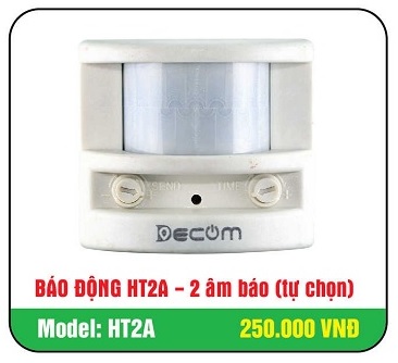 Báo Trộm Hồng Ngoại 2 âm thanh DC-HT2A