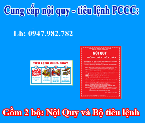 Bộ nội quy PCCC