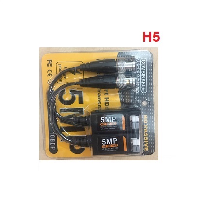 Jack video balun H5 5MP loại nhấn