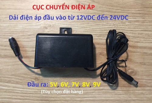 Bộ chuyển đổi nguồn điện 12V - 24V sang 5V PK-C12Vto5V