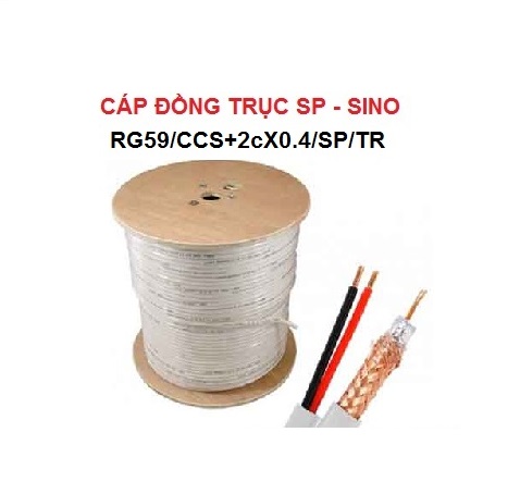 Dây cáp đồng trục liền nguồn 305m giá rẻ, chuyên kéo dây camera