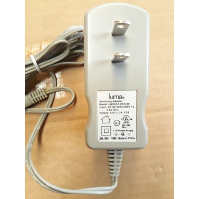 Nguồn LUMA 12V 2A LW0NCA US1220