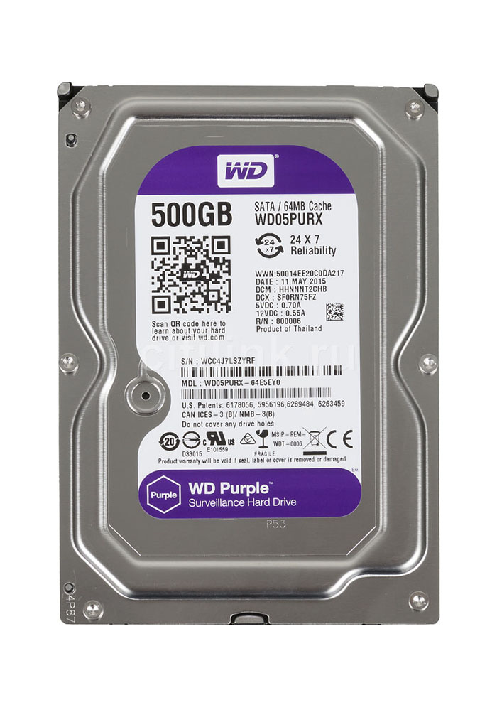 Ổ cứng Western 500GB WD05PURX