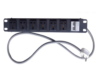 Thanh nguồn PDU 6 ổ cắm 3 chấu 32A PDU 6-MCB 2P