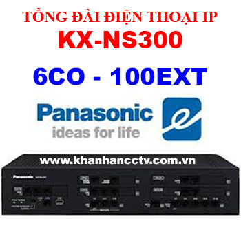 Tổng đài điện thoại IP Panasonic KX-NS300 (6 trung kế 100 nhánh)