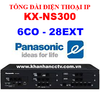 Tổng đài điện thoại IP Panasonic KX-NS300 6 trung kế 28 máy nhánh