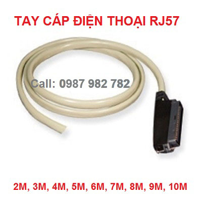 Tay cáp điện thoại RJ57 4 mét